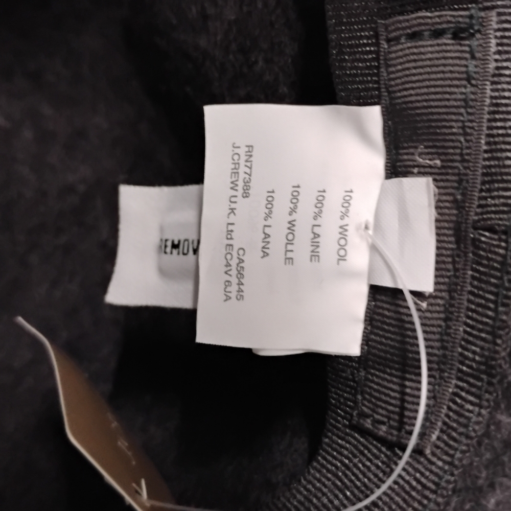 NWT J.Crew Womens Floppy Felt Wool Hat One Size - Picture 5 of 5